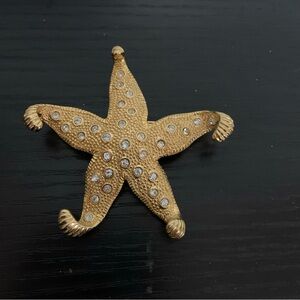 Starfish Brooch by Carolee
